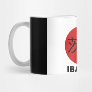 Ibaraki Japan in Kanji Mug